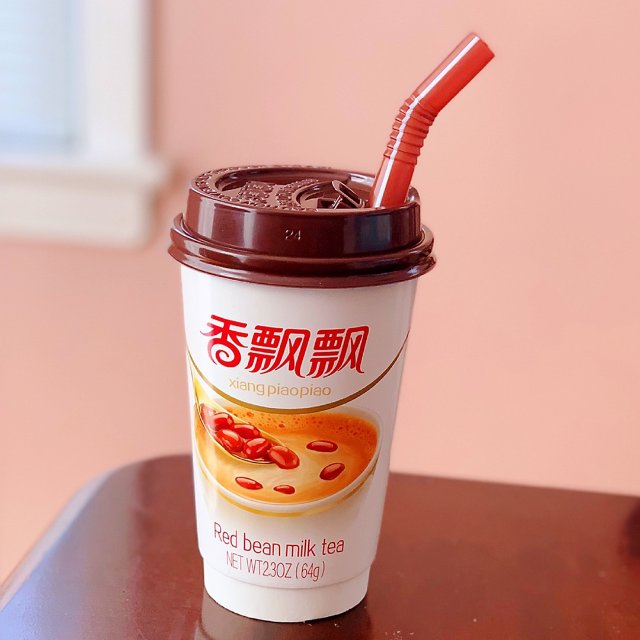 香飘飘的红豆奶茶