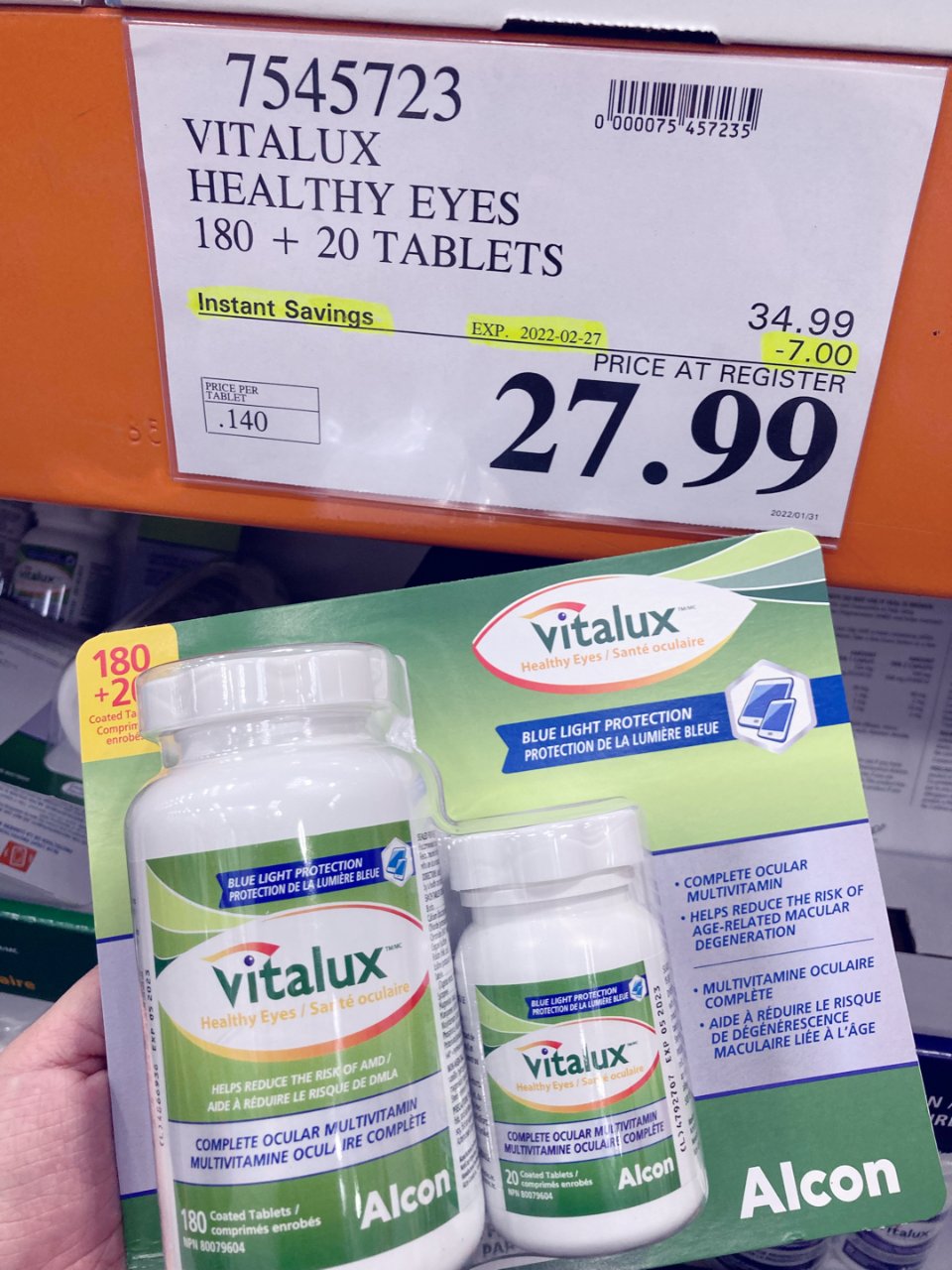 Vitalux healthy eyes...