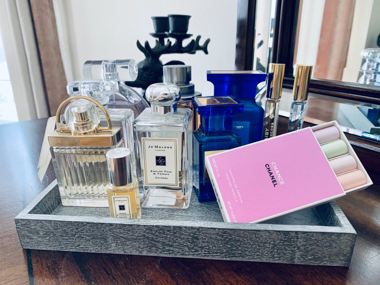 Chanel 香奈儿,Jo Malone 祖马龙,Tom Ford 汤姆·福特,Hugo Boss 雨果博斯,Chloe 蔻依