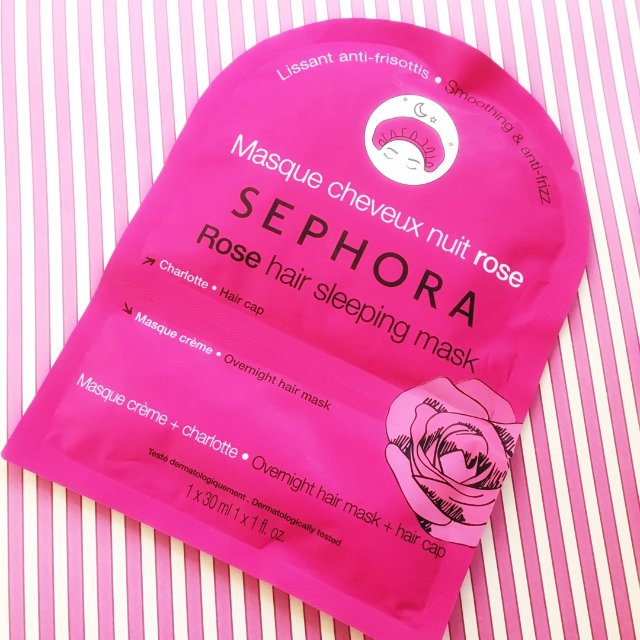 可以戴上睡觉的过夜的发膜—sephora hair sleeping mask