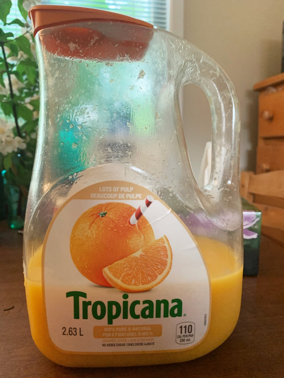 最喜欢的橘子汁/tropicana...