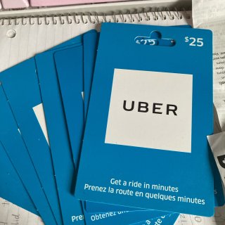 Superstore购买Uber储值卡9...