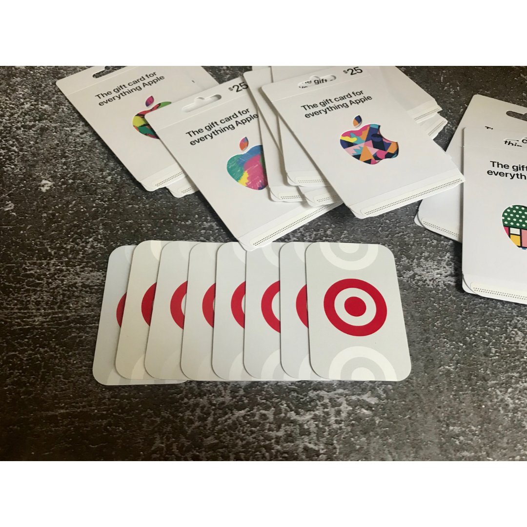 4-3 target店内买apple gift card