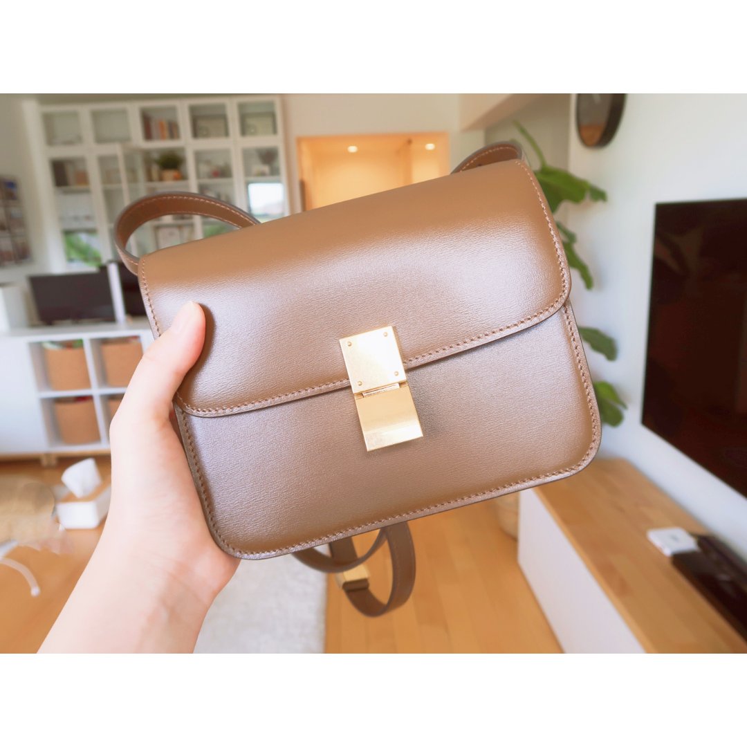 冲动购入?新款celine box teen size