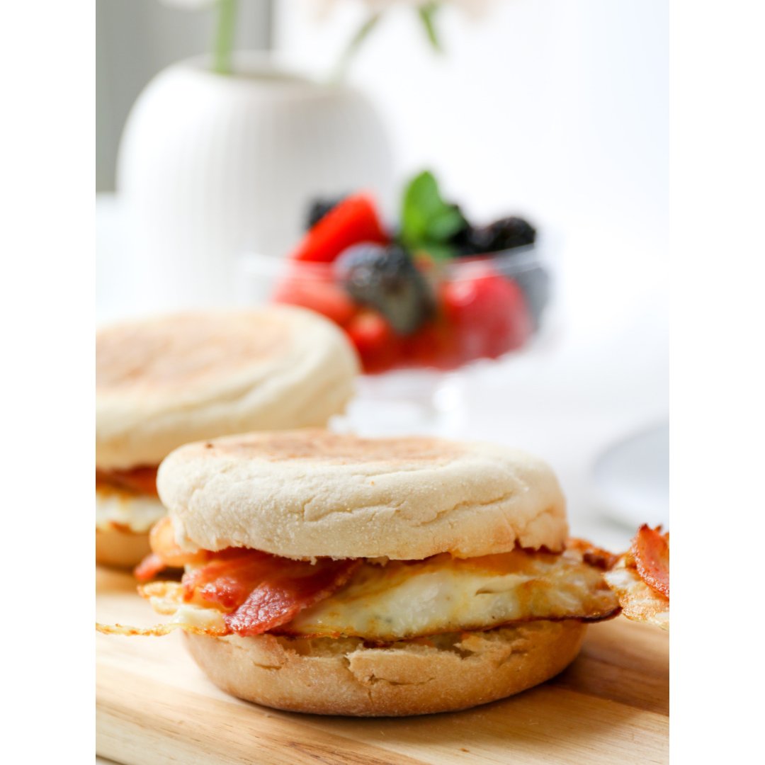 营养早餐|english muffin sandwich