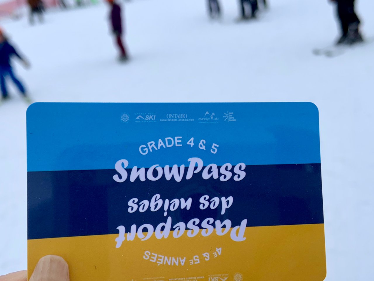 小学四五年级滑雪 Snow Pass ...