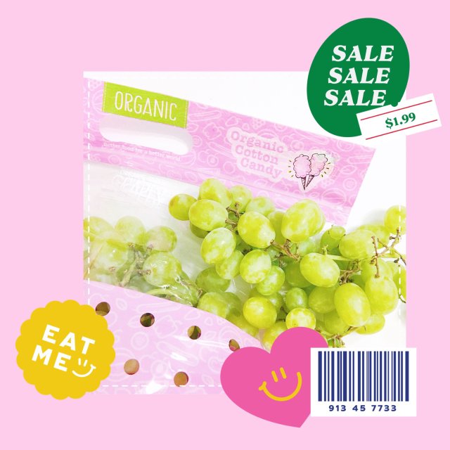 棉花糖葡萄  cotton candy grapes