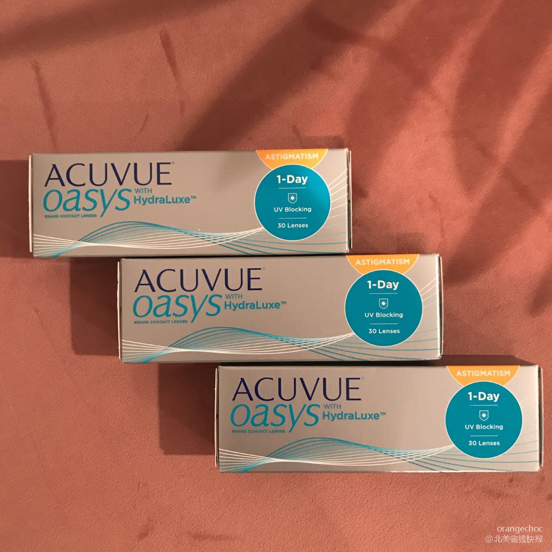 acuvue oasys日抛隐形眼镜