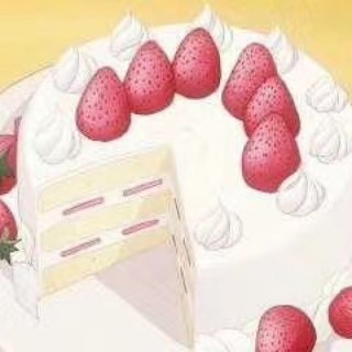 还原动漫中的草莓蛋糕🍰...