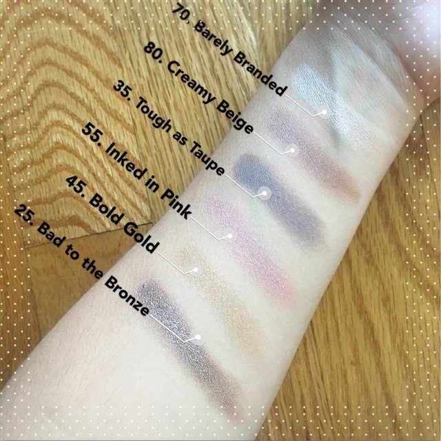 barely beige,deep green barely branded是带闪偏白的香槟色, 很适合用来打亮 ?