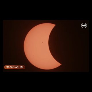 NASA镜头下的日全食2024.4.8墨...