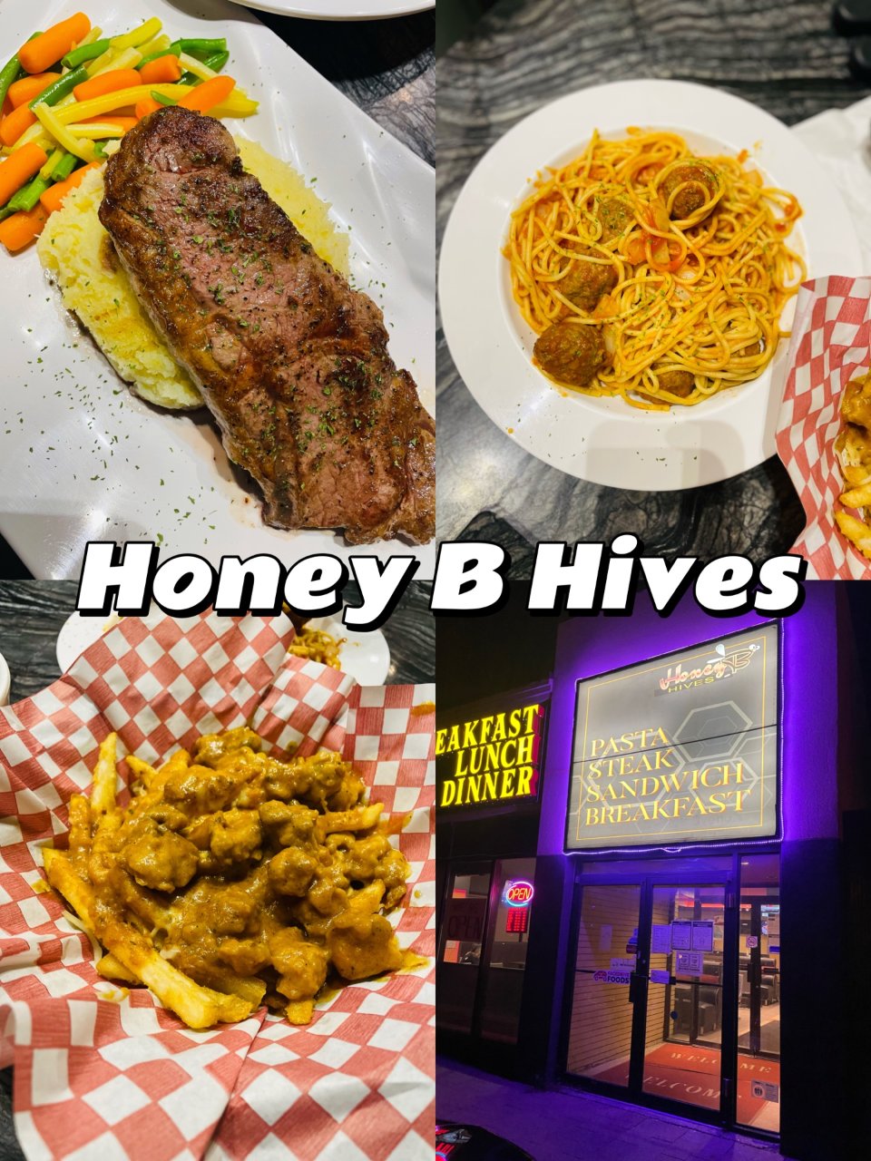 多伦多平价西餐Honey B Hives...