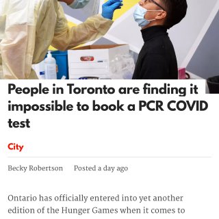 大多伦多地区的PCR检测已经爆满！年底都...