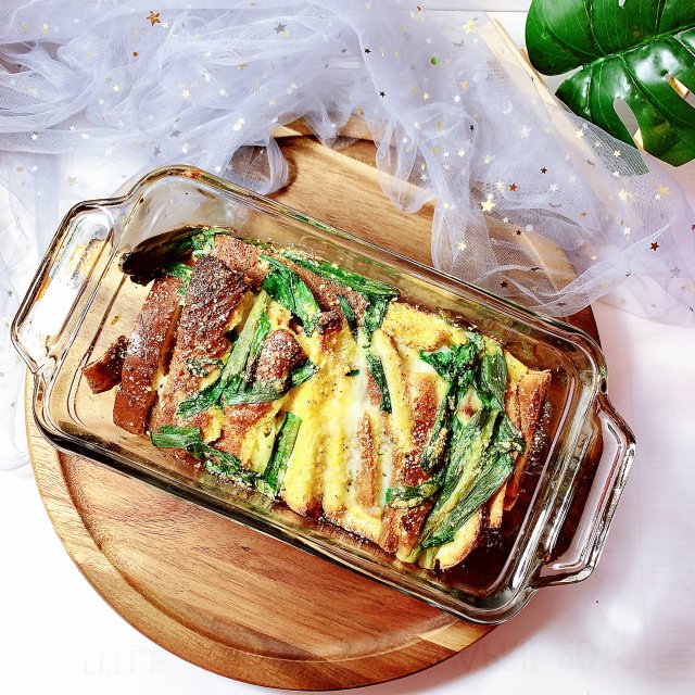 土司皮不浪费｜葱蒜香土司皮