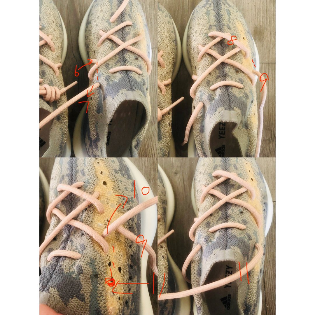 yeezy380鞋带系法尺码怎么选