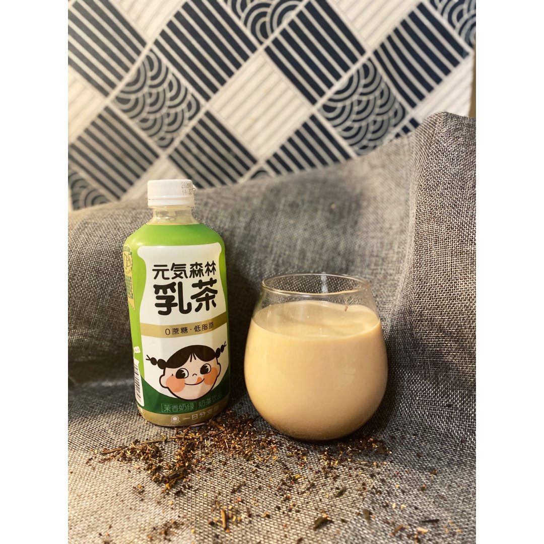 亚米饮品推荐|元气森林的茉香奶绿乳茶