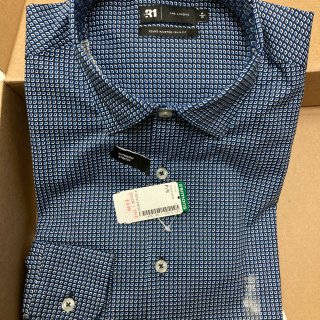 Two-tone geometry shirt Slim fit | Le 31