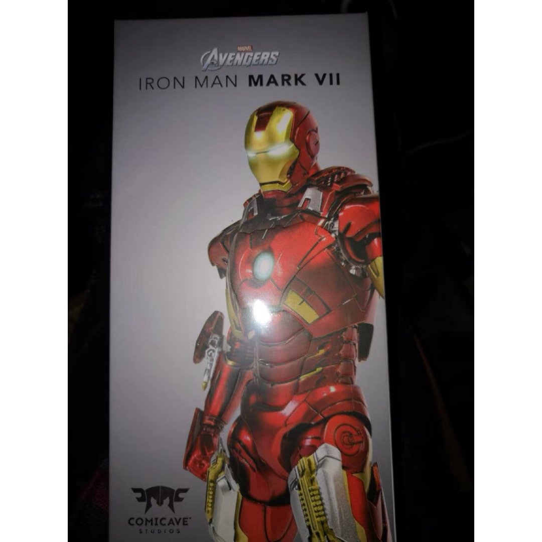 comicavecs1/12小比例钢铁侠 mk7终于到手了 开心啊 比想象中好 坐等1