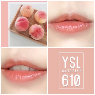 YSL新品水光唇釉610试色｜蜜桃乌龙了...