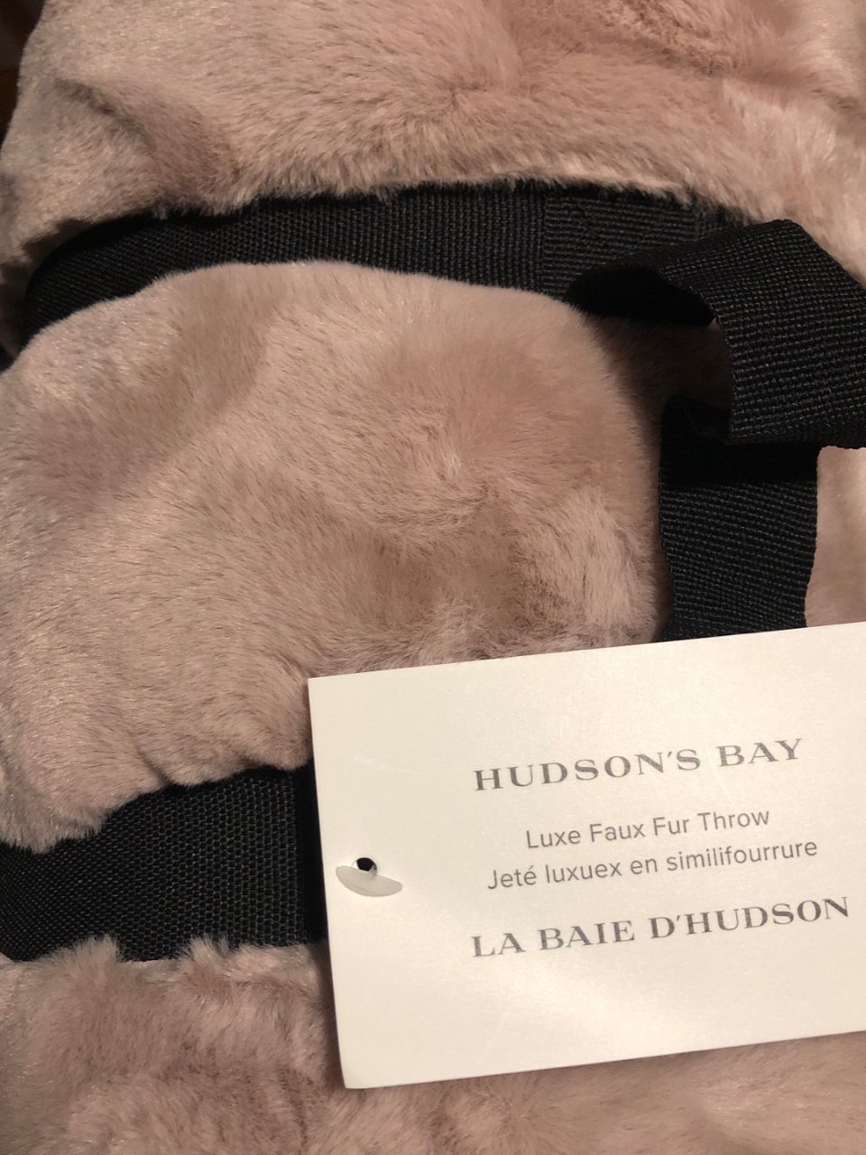 Hudson's Bay Company Luxe Faux Fur Throw: $24.99 with a minimum $50 purchase before tax | TheBay