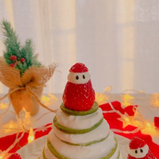 全麦圣诞🎄松饼蛋糕｜低卡减脂甜品｜免烤...
