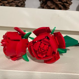 用金币兑换的第一个礼物/LEGO玫瑰花 ...