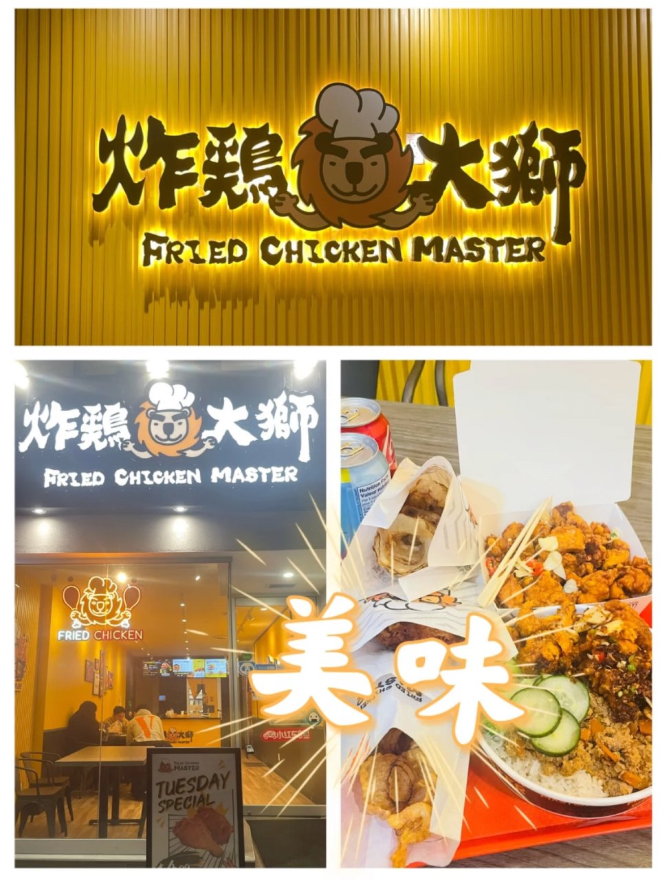 多伦多 炸鸡大狮｜DT新开的一家炸鸡店...