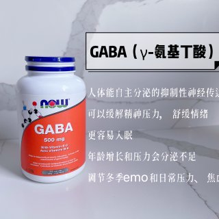 NOW Gaba Plus B-6 Veg Capsules, 500mg, 200 Count : Amazon.ca: Health & Personal Care