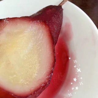 【今日甜品】法式红酒炖梨...
