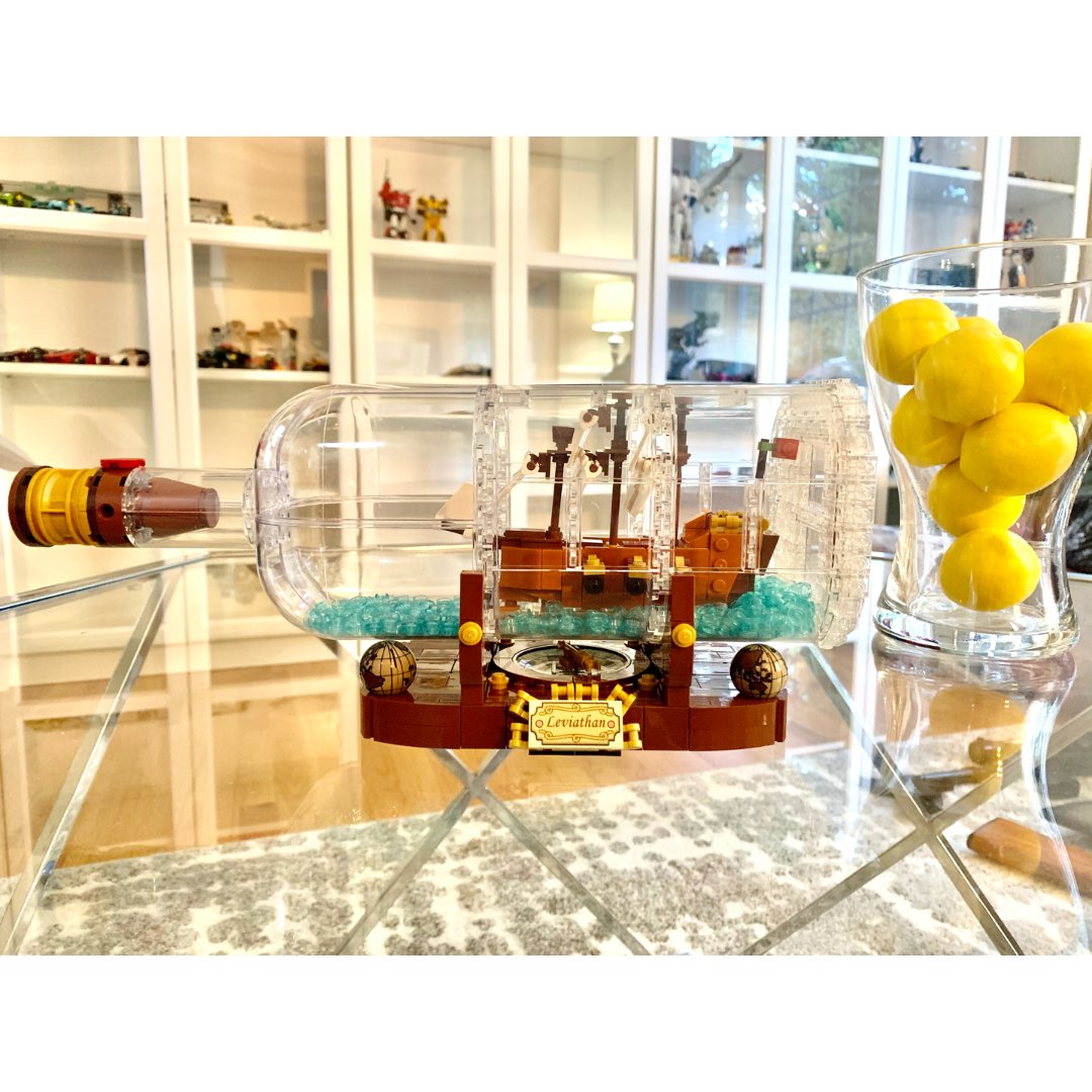 lego加勒比海盗系列瓶中船好想进入一个缩小版的世界