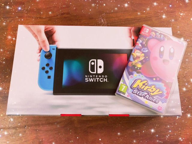 nintendo switch - neon red/neon blue