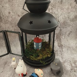 微場景｜IKEA燭台改造Moomin森林...