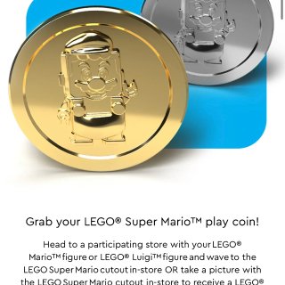 Lego马里奥免费纪念币🪙快去领取吧！...