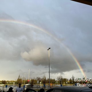 看到了双层彩虹🌈...