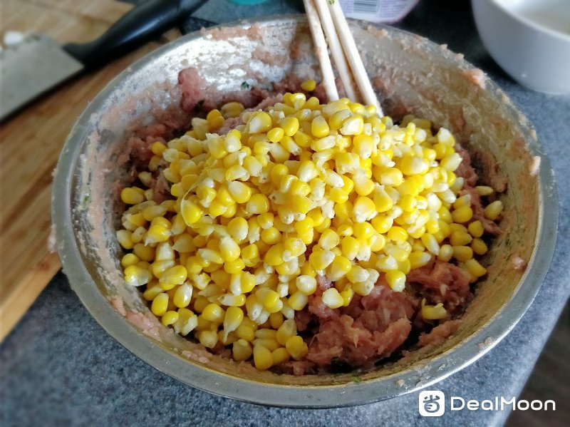 玫瑰猪美味肉馅煎饺,超上镜的主食肥牛唐山福华玉米图片