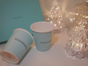 收到朋友送的圣诞礼物 Tiffany蓝 骨瓷杯💠
