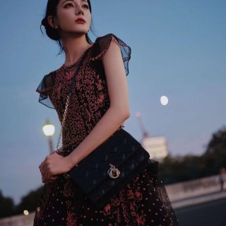迪丽热巴 in Dior 2024早春成...