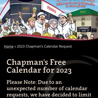 Chapman’s calendar ...