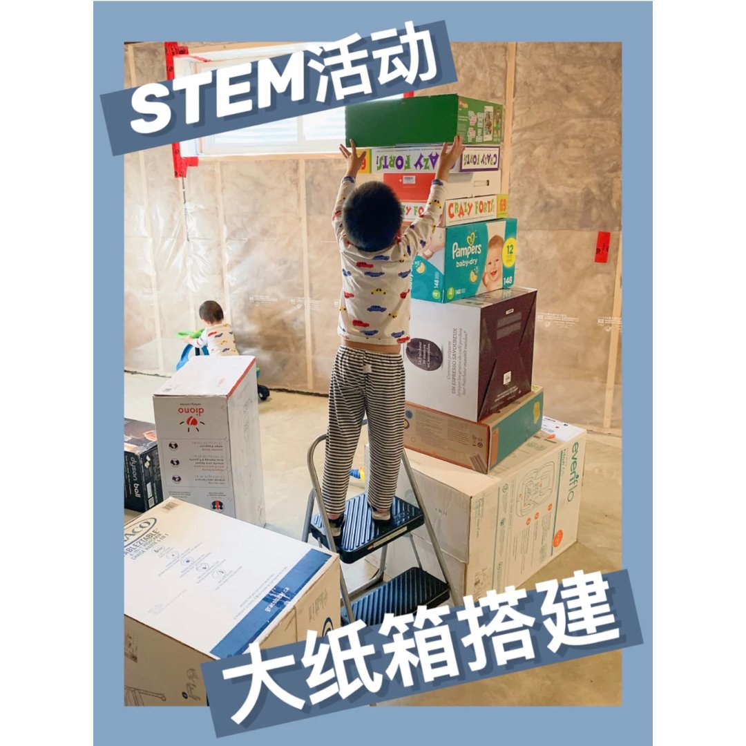 stem大纸箱搭建纸箱的废物利用