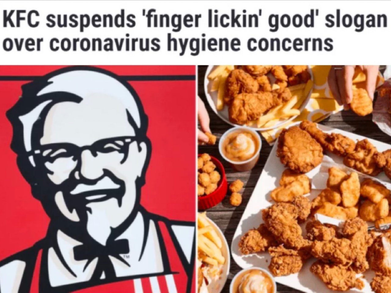 不符合疫情期间卫生信息？KFC取消“吮指...