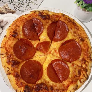 自制简易pizza～无需揉面...