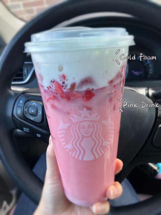 星巴克|pink drink · .