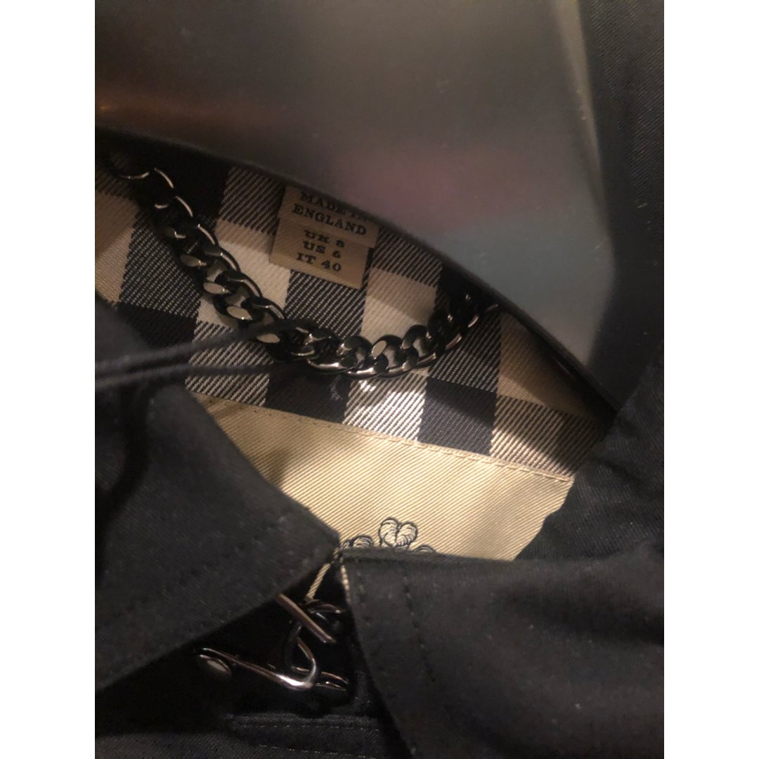 burberry kensington风衣黑色