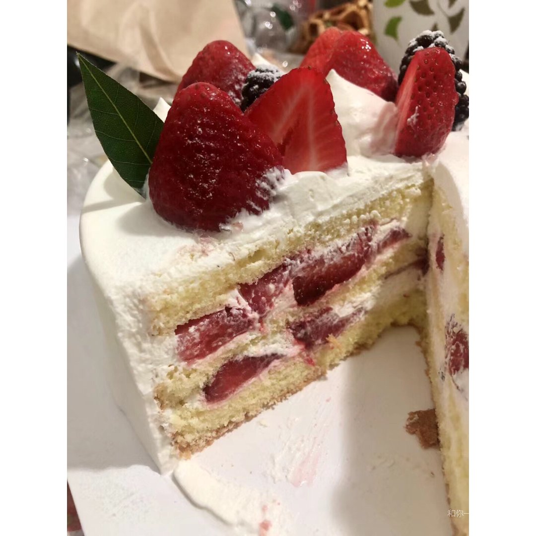 好柿连连566parisbaguette草莓蛋糕
