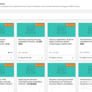 Amazon推出8门免费AI课程 有中文...