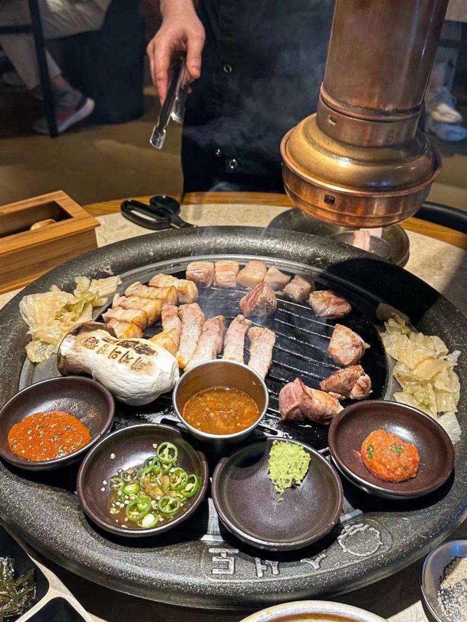 韩国烤肉啊啊啊好吃！...