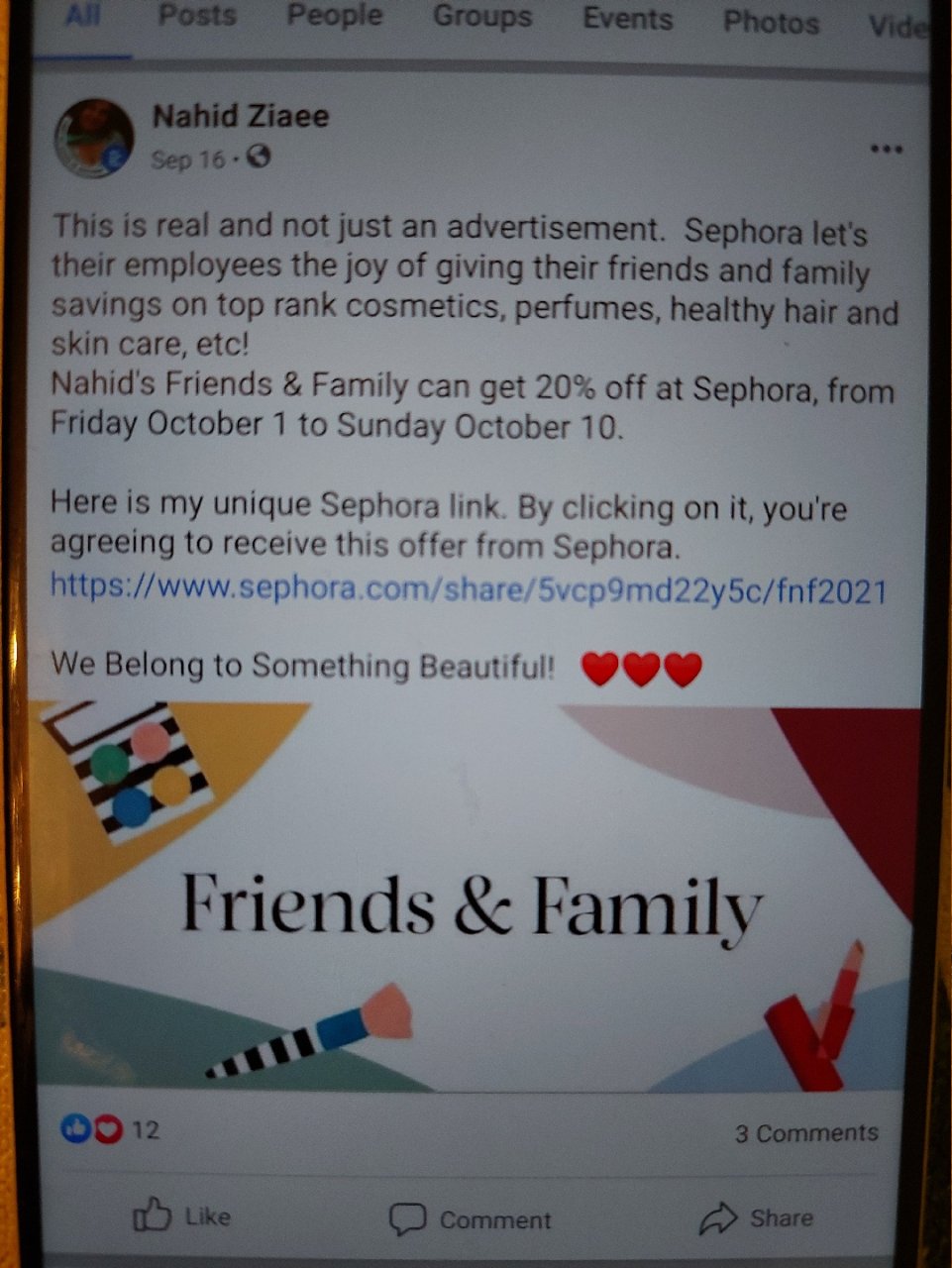 Sephora Friends&Fami...