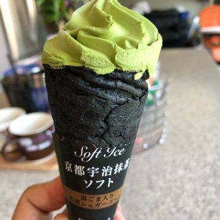 京都抹茶甜筒