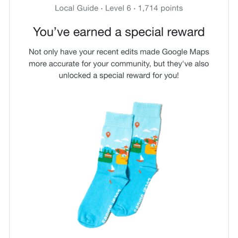 Google送了我一双袜子🧦