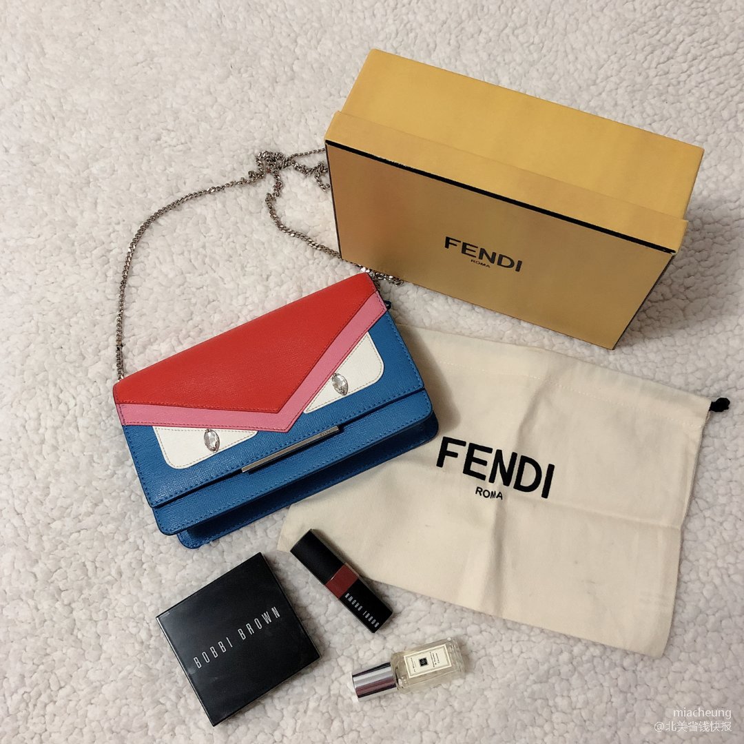 fendi小怪兽链条包